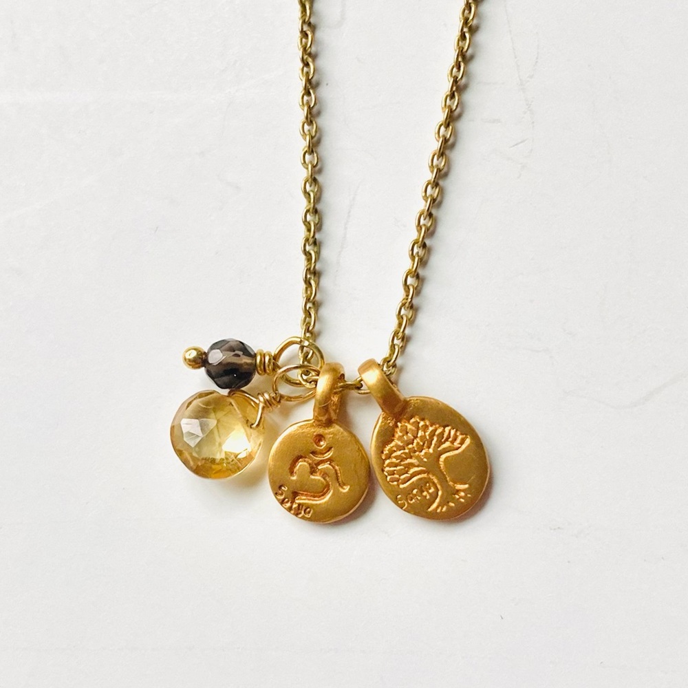 Satya Jewelry mini charm necklace 18”